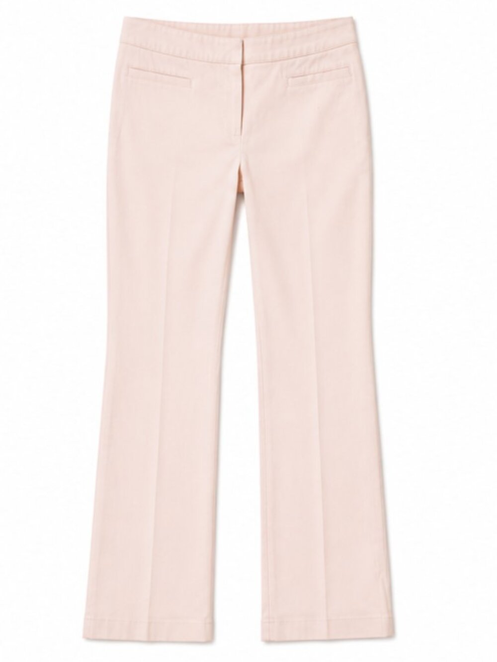 Worth New York Pink Tailored Stretch Twill Straight Leg Pants Size 10